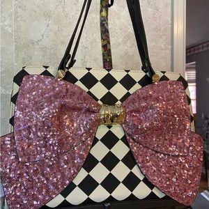 Betsey Johnson oversized Bow Satchel